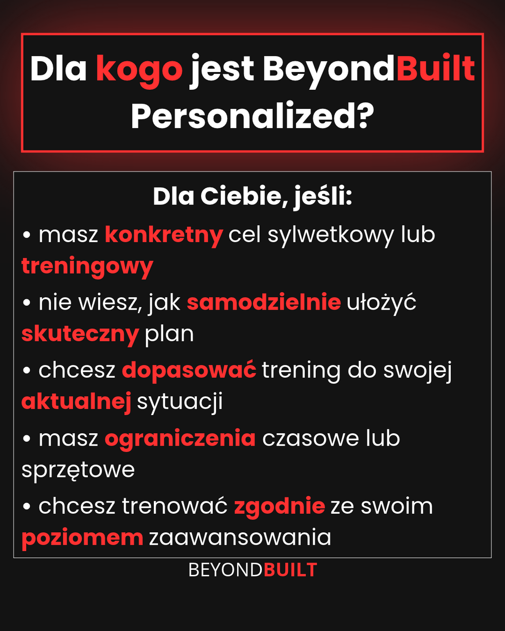 Beyondbuilt Personalized