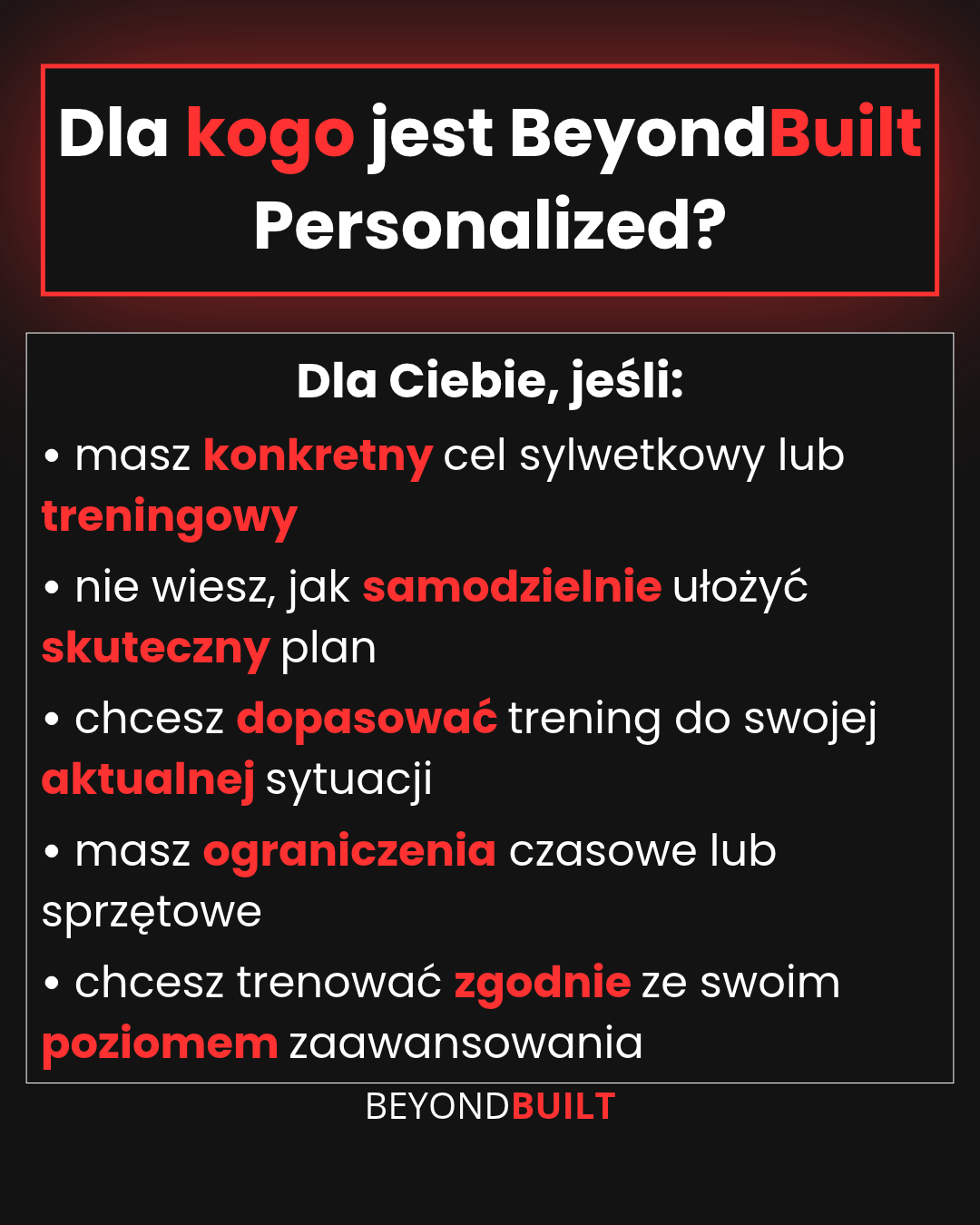 Beyondbuilt Personalized