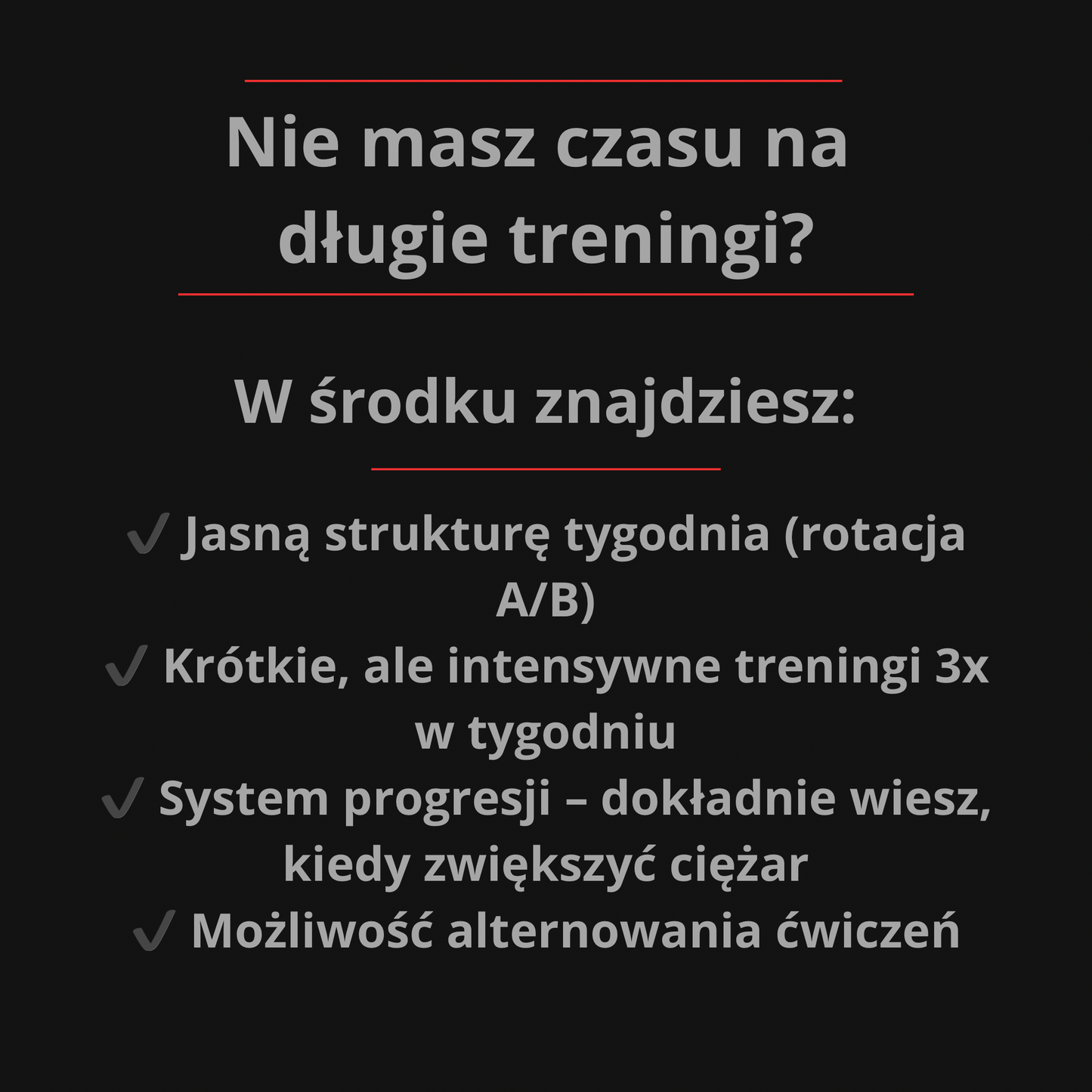 Plan treningowy 3x w tygodniu dla zajętych