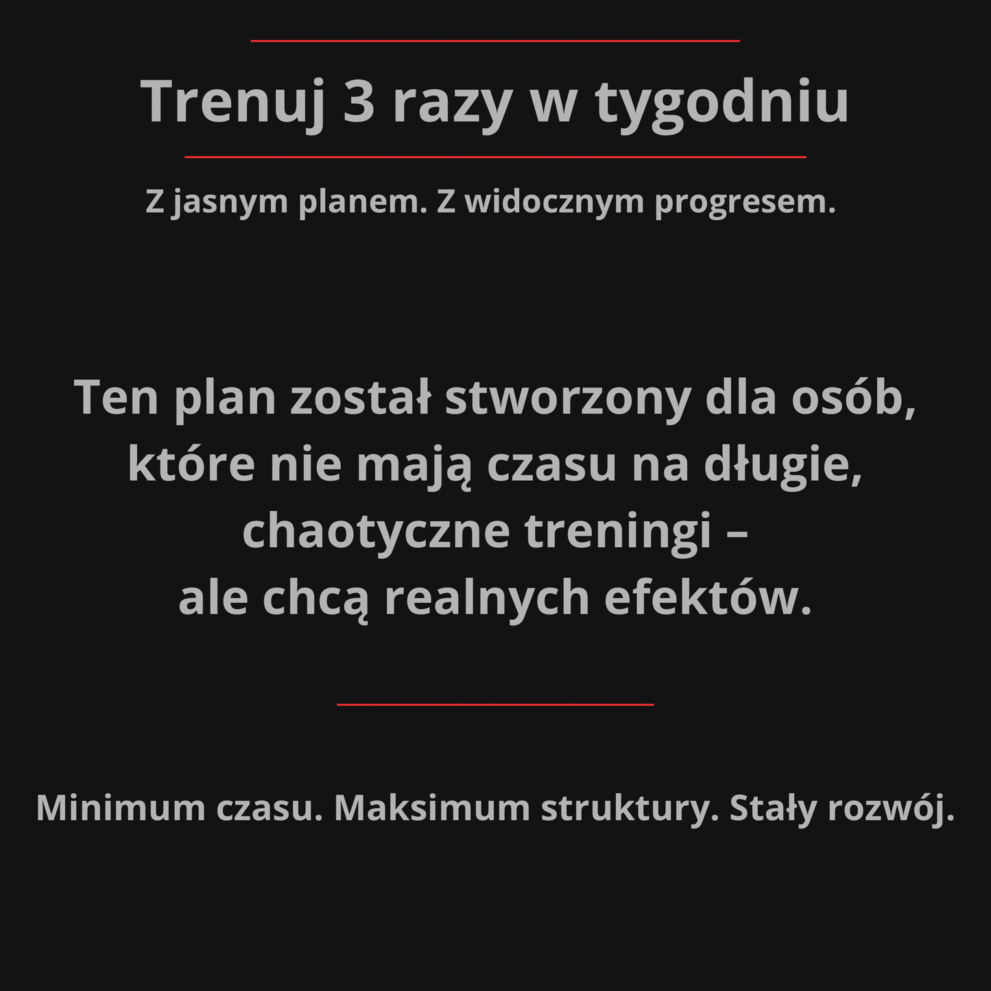 Plan treningowy 3x w tygodniu dla zajętych