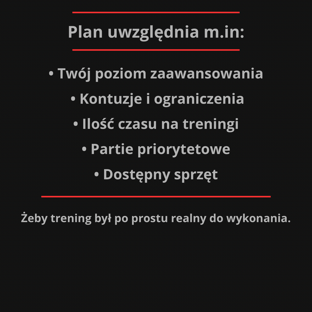 Indywidualny Plan Treningowy