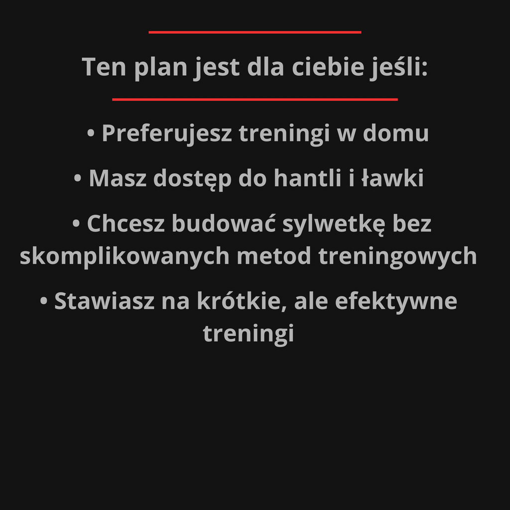 Plan treningowy FBW 3x/tyg w domu ze sprzętem